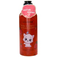 Гель-скраб для тіла SERSANLOVE Skin Friendly Strawberry з екстрактом полуниці 260 мл