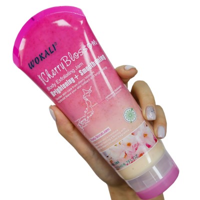 Скраб для тіла Wokali Cherry Blossom Body Scrub Jam з екстрактом сакури WKL380 200 мл