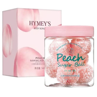 Скраб цукровий у кульках для тіла HYMEY`S Peach 140 г