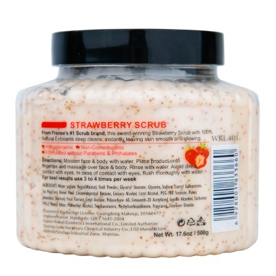 Скраб для тіла Wokali Fresh Skin Scrub Strawberry WKL401 500 г