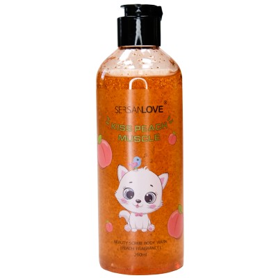 Гель-скраб для тіла SERSANLOVE Kiss Peach Muscle з екстрактом персика 260 мл