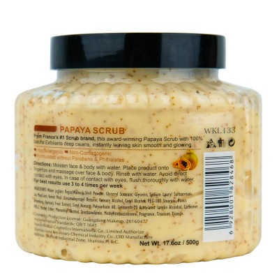Скраб для тіла Wokali Fresh Skin Scrub Papaya WKL133 500 г