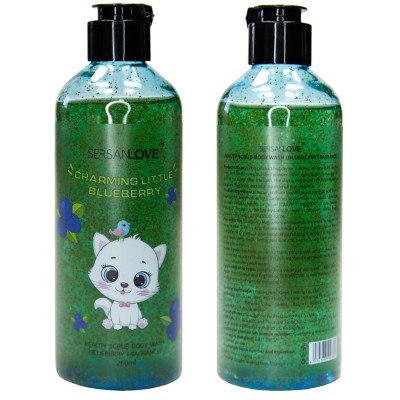 Гель-скраб для тіла SERSANLOVE Charming Little Blueberry з екстрактом чорниці 260 мл