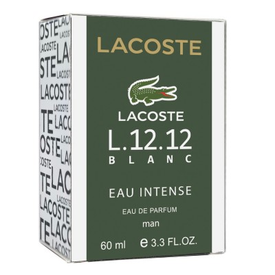 Парфум чоловічий Lacoste L.12.12. Blanc Eau Intense 60 мл