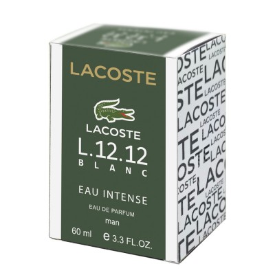 Парфум чоловічий Lacoste L.12.12. Blanc Eau Intense 60 мл