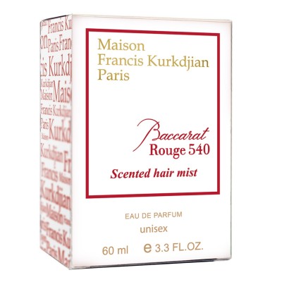 Парфум унісекс Maison Francis Kurkdjian Baccarat Rouge 540 Scented Hair Mist 60 мл