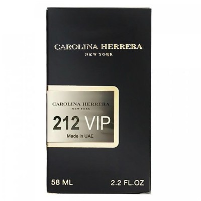  Carolina Herrera 212 VIP Men Perfume Newly чоловічий 58 мл