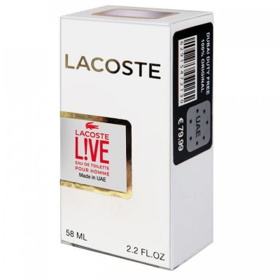  Lacoste Live Lacoste Perfume Newly чоловічий 58 мл