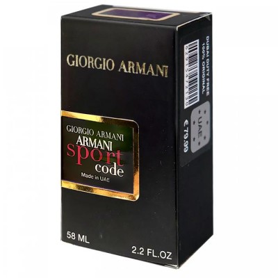  Giorgio Armani Armani Code Sport Perfume Newly чоловічий 58 мл