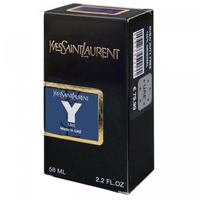  Yves Saint Laurent Y Live Perfume Newly мужской 58 мл