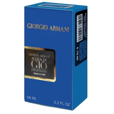  Giorgio Armani Acqua di Gio Profondo Perfume Newly чоловічий 58 мл