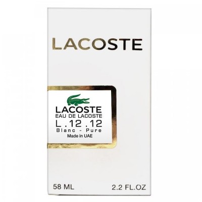  Lacoste Eau de L.12.12 Blanc-Pure Perfume Newly чоловічий 58 мл