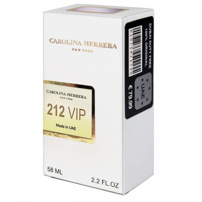  Carolina Herrera 212 VIP Women Perfume Newly жіночий 58 мл