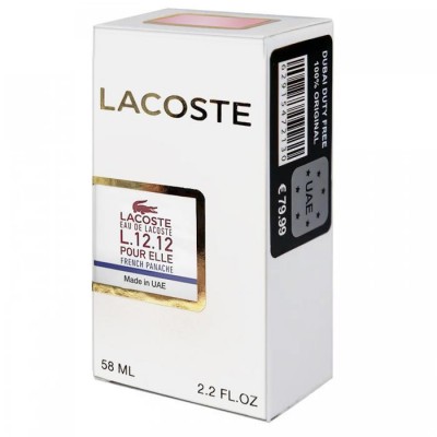  Lacoste Eau De Lacoste L.12.12 Pour Elle French Panache Perfume Newly женский 58 мл