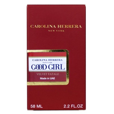  Carolina Herrera Good Girl Velvet Fatale Perfume Newly жіночий 58 мл