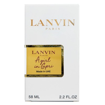  Lnvin A Girl in Capri Perfume Newly жіночий 58 мл