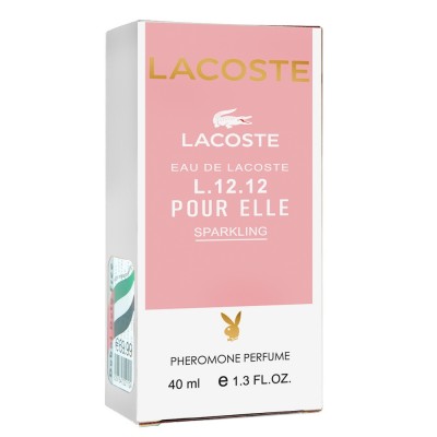 Lacoste Eau de Lacoste L.12.12 Pour Elle Sparkling Pheromone Parfum женский 40 мл