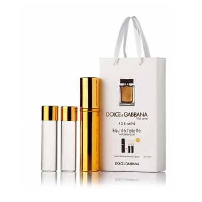 Парфум чоловічий Dolce&Gabbana The One for Men з феромонами 3х15 мл