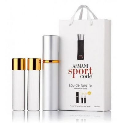 Парфум чоловічий Giorgio Armani Armani Sport Code з феромонами 3х15 мл