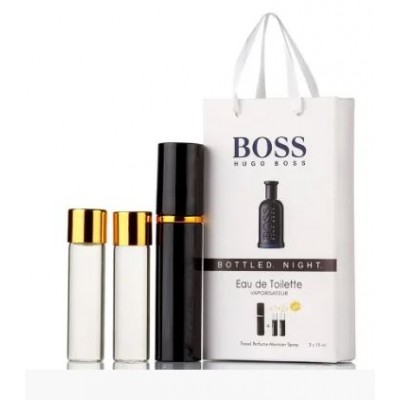 Парфум чоловічий Hugo Boss Boss Bottled Night з феромонами 3х15 мл
