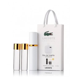 Парфум чоловічий Lacoste Eau De Lacoste L.12.12 Blanc з феромонами 3х15 мл