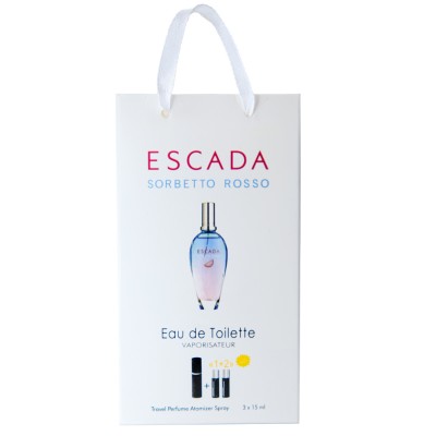 Парфум жіночий Escada Sorbetto Rosso з феромонами 3х15 мл