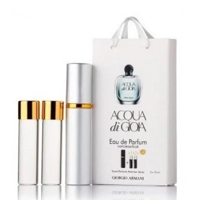 Парфум жіночий Giorgio Armani Acqua di Gioia з феромонами 3х15 мл