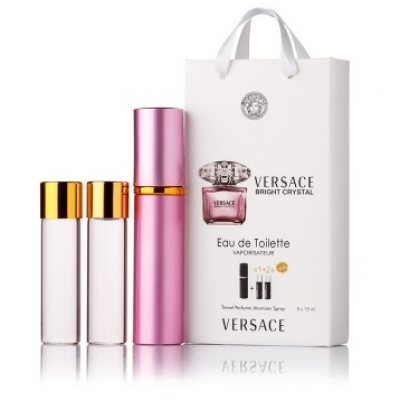 Парфум жіночий Versace Bright Crystal з феромонами 3х15 мл