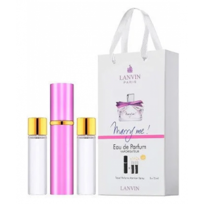 Парфюм женский Lnvin Marry Me с феромонами 3х15 мл