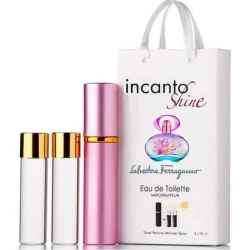 Парфум жіночий Salvatore Ferragamo Incanto Shine з феромонами 3х15 мл