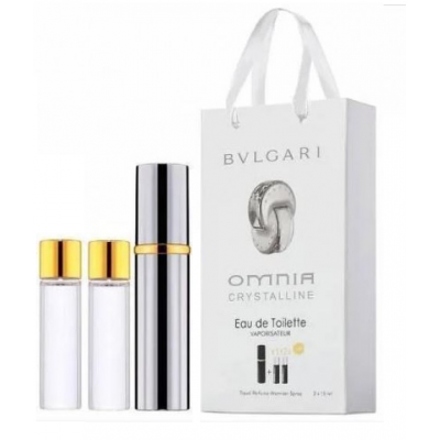 Парфюм женский Bvlgari Omnia Crystalline с феромонами 3х15 мл
