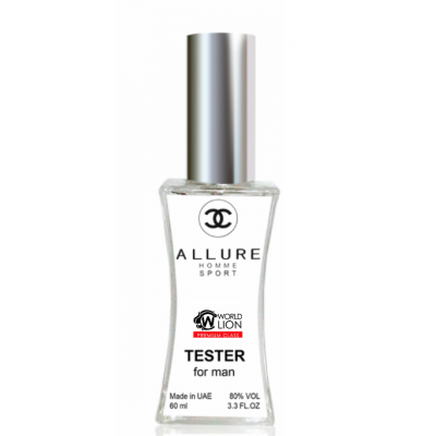 Chanel Allure Homme Sport ТЕСТЕР Premium Class чоловічий 60 мл